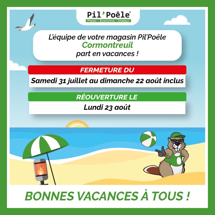 Cormontreuil-min Fermeture congés annuels d'été